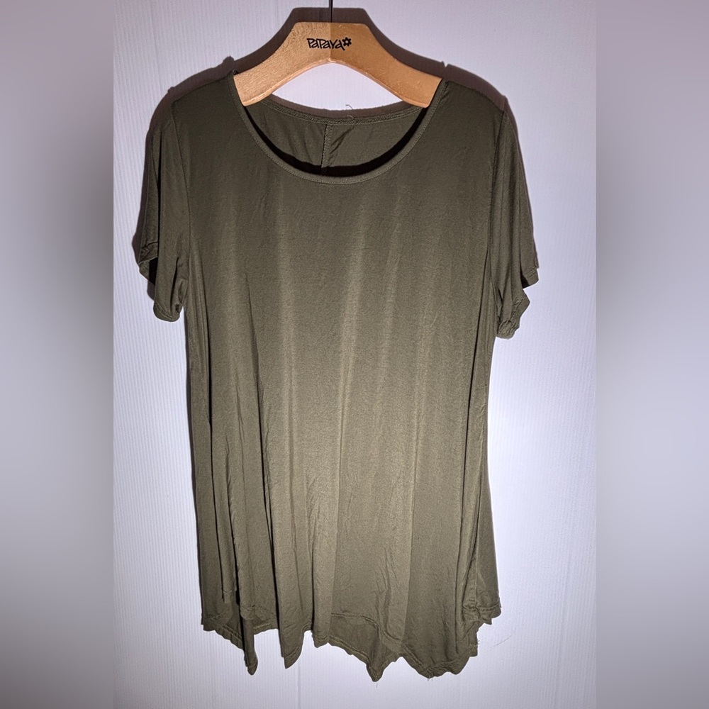 Olive green dress